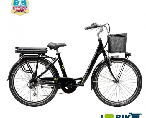 noleggio bici riccione e bike lady 2 bici elettriche noleggio riccione rimini nera